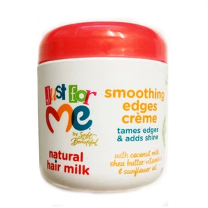 [SOFT & BEAUTIFUL] JUST FOR ME NATURAL HAIR MILK SMOOTHING EDGES CREME 6OZ - Picture 1 of 2