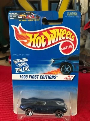 1998 Hot Wheels First Editions #638 Jaguar D-Type 6/40 #18144 Sealed BB549 - Image 1 of 4