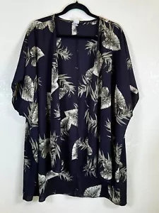 I Joah Premium Open Front Tropical Print Cardigan/Kimono Cover Up Size M - Picture 1 of 5