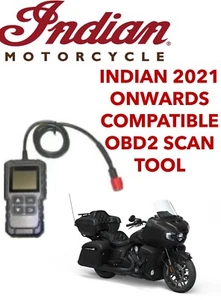 Herramienta de diagnóstico de código de falla de motocicleta Indian herramienta OBD2 2021-en adelante - Imagen 1 de 2