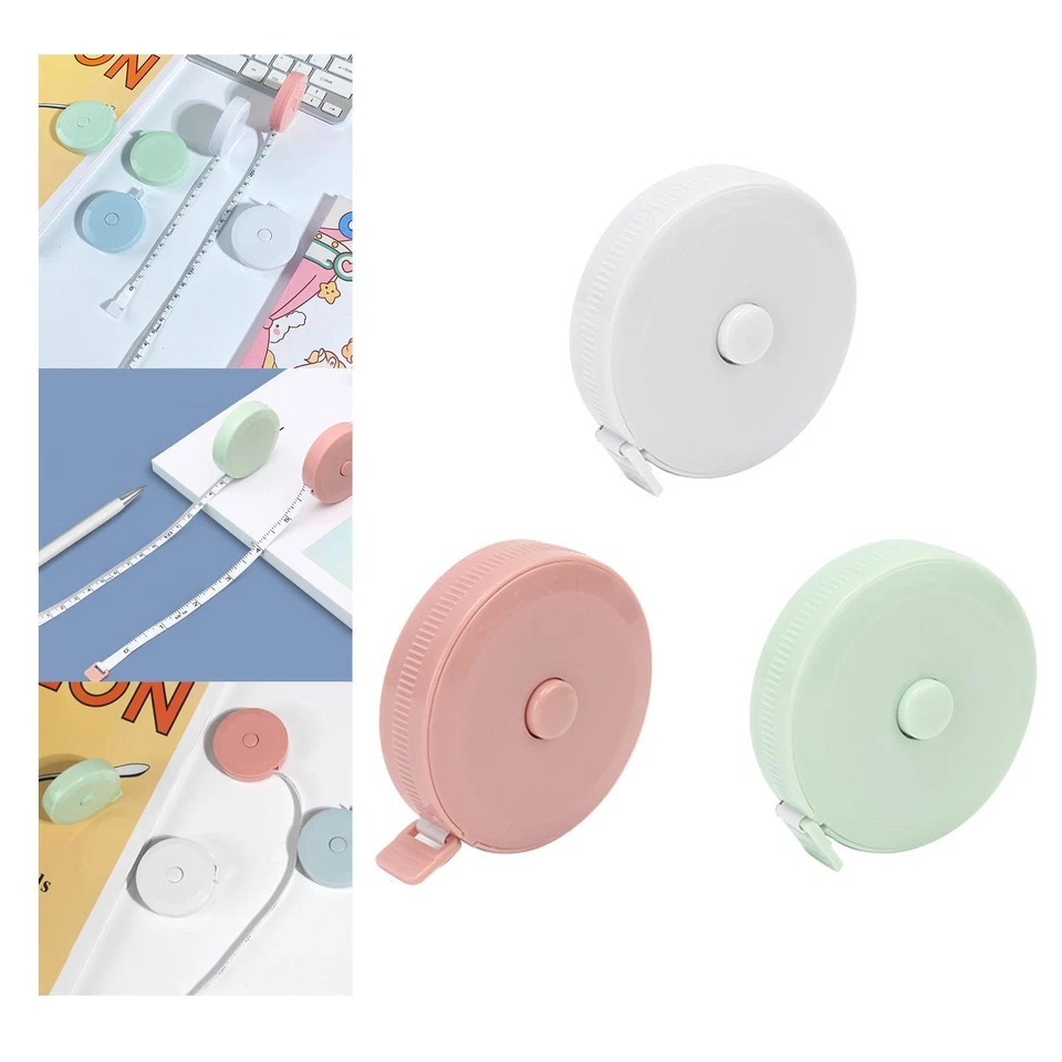 Self Tightening Retractable Measuring Tape Compact for Nursing Body Knitting - Image 1 of 1