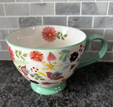 Grace Teaware Floral Tea Ceramic Cup NWT