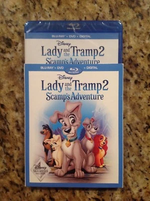 Lady and the Tramp 2:Scamp's Adventure(Blu-ray,Club Exclusive)NEW Authentic US - Image 1 of 3