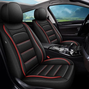 Front+Rear Pu leather 5-Sit Cushion Car 5-Seat Cover For Nissan Rogue 2010-2024 - Picture 1 of 7