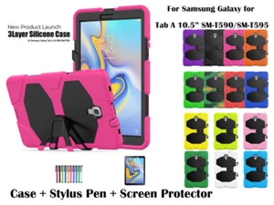 Funda de sobreviviente a prueba de golpes de alta resistencia para Samsung Galaxy Tab A 10.5 T590/T595 - Imagen 1 de 10