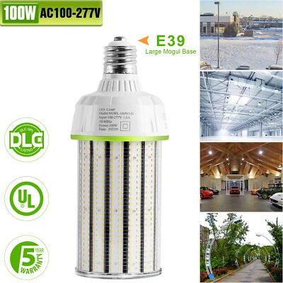 LED Corn Light Bulb 100W (Equiv 400W MH/HPS) Warehouse Garden Street Lighting - Image 1 of 4