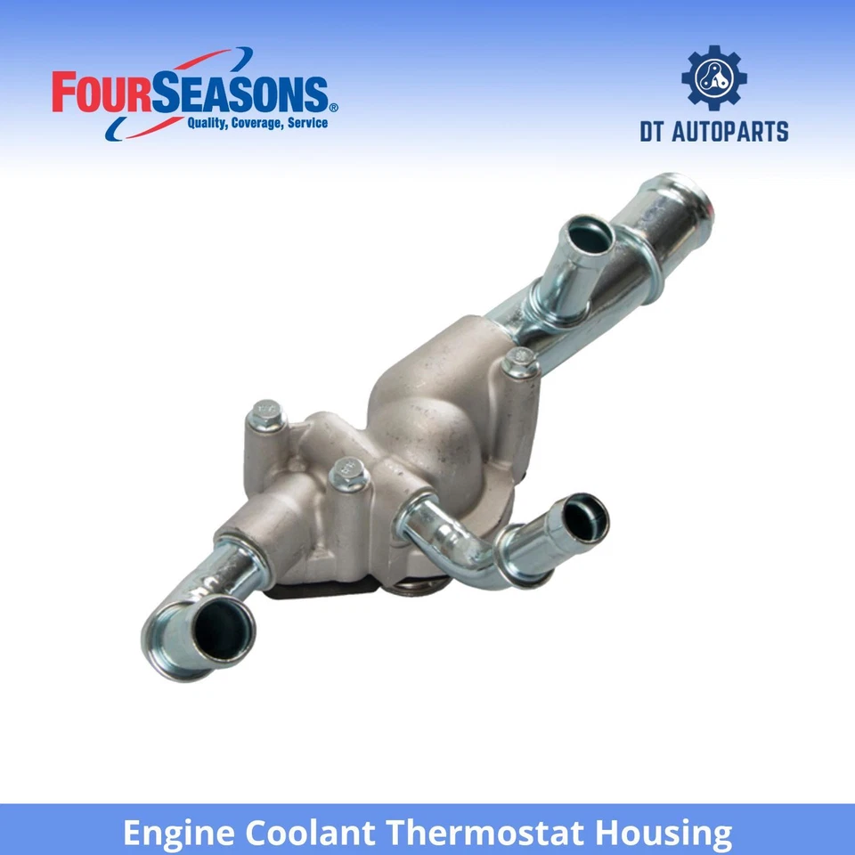 适用于 2012 - 2013 雪佛兰 Impala 发动机冷却液恒温器外壳 4 季 — 第 1/4 张图片