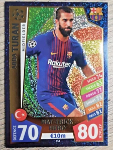 Match Attax Champions League 17/18 - 442 - Arda Turan - Hattrick Hero - Picture 1 of 1