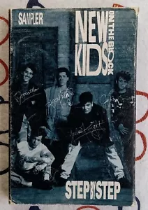 New Kids On The Block Step By Step Sampler 1990 Promo Cassette Single VG - Picture 1 of 4