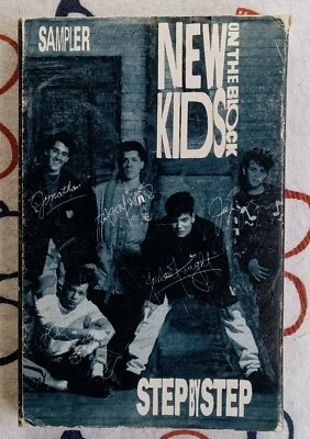 New Kids On The Block Step By Step Sampler 1990 Promo Cassette Single VG - Image 1 of 4