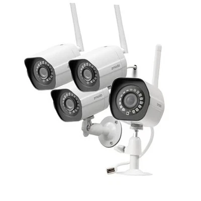  Outdoor Security Cameras Wifi - 1080p Full HD Surveillance 4 Count (Pack of 4) - Image 1 of 4