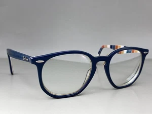 Montatura occhiali da vista Ray Ban RB7151 8091 blu righe quadrate 50-19-145 SOLO MONTATURE - Foto 1 di 17