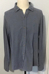 Johnnie O West Coast Prep Button Down Long Sleeve, Blue Shirt Men XL - Picture 1 of 6