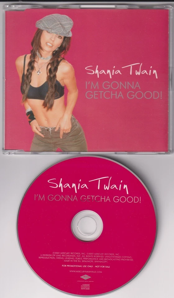 Shania Twain – I'm Gonna Getcha Good! - Import 1 Track Promo Single CD 2002 - Bild 1 von 1