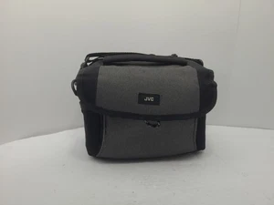 JVC Universal Camcorder Camera Bag Padded Pouch Soft Case Black Shoulder Strap - Picture 1 of 8