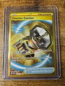 Pokémon TCG Counter Catcher Paradox Rift 264/182 Gold Hyper Rare Holo NM - Picture 1 of 4
