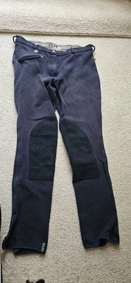 Elt Reithose Gr.38 Blau Gebrauchter Zustand - Bild 1 von 4