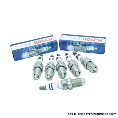 Spark Plug 6 Pieces Fits Mercedes-Benz 123 124 190 G-Class S-Class SL Puch Rover - Image 1 of 4
