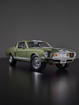 Mustang Shelby GT500 1968 Road Legends Diecast 1:18 modelo oliva Foto 1 de 4