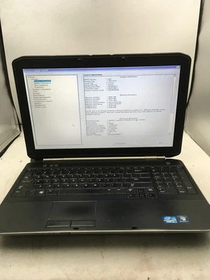 DELL LATITUDE E5520 - BOOTS TO BIOS - INTEL I3 2310 - 4GB RAM - 15" - READ - BB! - Image 1 of 4