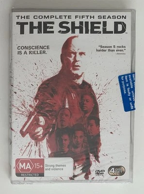 The Shield - Season 5 (4 Disc DVD) Region 4 TV Series Brand New & Sealed - image 1 of 2