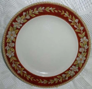 Studio Nova Windsor Weinrot Essteller Teller 11" Nancy Grün Design - Bild 1 von 4