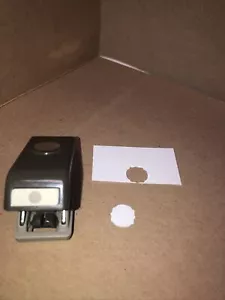 Stampin Up Mini Scalloped Round Tag Small 1/2 Inch Slim Paper Punch-SHIPS FREE! - Picture 1 of 3