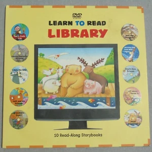 DVD Library Learn to Read "Books Are Fun" 10 DVD stories - Picture 1 of 5