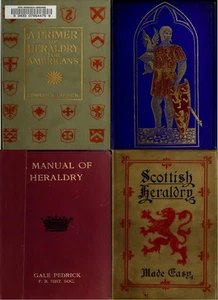 Heraldry Family Crests Emblems Shields Genealogy - 161 Old Rare Books on DVD - Picture 1 of 12