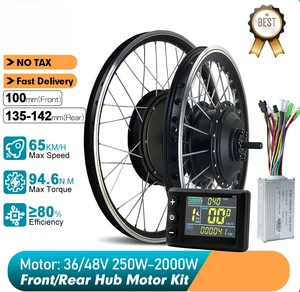 16-29 Zoll 700C Elektrofahrrad 36V 48V 250W-2000W Vorder-/Hinterradnabenmotor Radsatz - Bild 1 von 16