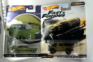 Hot Wheels Premium Lot '72 Mercedes Benz 280 91' Mercedes Benz G Klasse - Bild 1 von 12