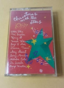 CHRISTMAS WITH THE STARS 1997 CASSETTE TONI BRAXTON BOYZ II MEN NATALIE COLE + - Picture 1 of 2