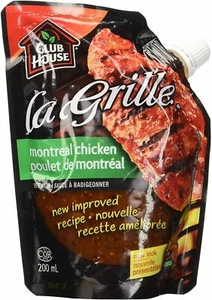 4 X Club House La Grille, Montreal Chicken Wet Rub, 200ml Each - Picture 1 of 1