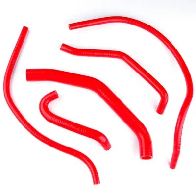 Manguera de radiador de silicona refrigerante tubo rojo para Honda CBR 600 F4i 2004 2005 2006 Foto 1 de 4