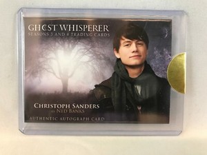 GHOST WHISPERER 3 & 4 Breygent UNSIGNED AUTOGRAPH CARD #CS CHRISTOPH SANDERS