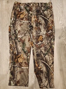 Scentlok Camo Hunting Pants Mens 2XL Realtree Xtra 31"L Elastic Sides Pockets - Picture 1 of 3