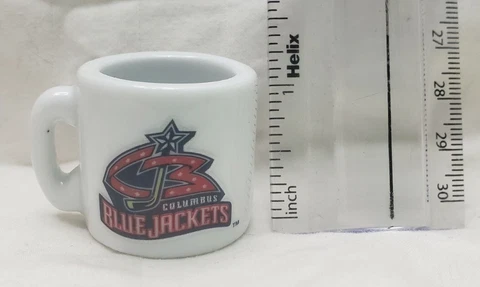 Columbus Blue Jackets NHL Mini 1" Ceramic Mug Capsule Toy 2000's Cover
