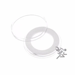 Presidential Dollar Coin Capsules, Air-Tite Holders 26mm White Ring, 25 Pack - Picture 1 of 2