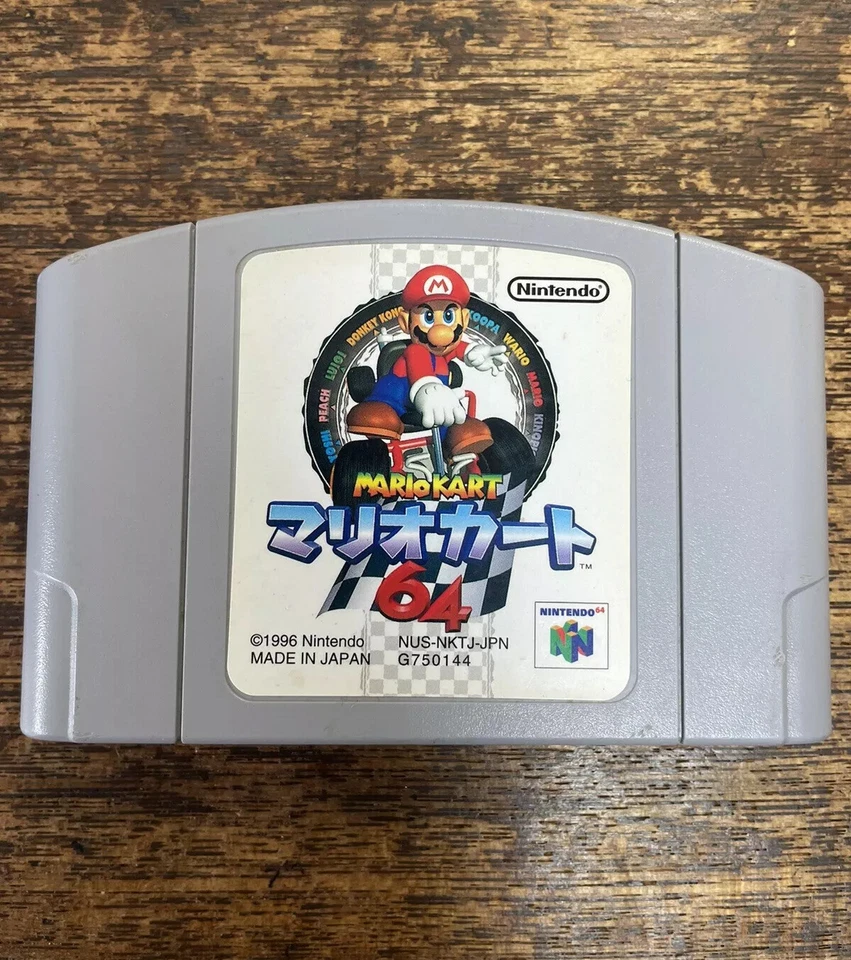 Nintendo Mario Kart 64 NTSC-J N64 Games Japanese ver.  Retro Japan - Image 1 of 3