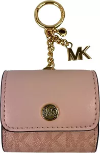 Michael Kors Jet Set Signature Logo AirPod/AirPod Pro Case in Dark Powder Blush - Picture 1 of 4