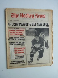 ORIGINAL NEWSPAPER HOCKEY NEWS 1977 MARCEL DIONNE LOS ANGELES KINGS  - Imagen 1 de 5