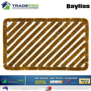 Coir Scraper Door Mat 60x40cm Wire Outdoor Boot Shoe Scrubber Cleaner Remover - Picture 1 of 6