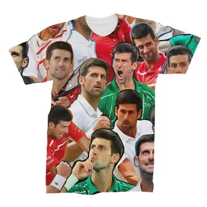 Novak Djokovic Collage T-Shirt - Picture 1 of 2