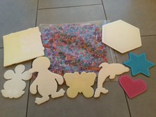 Bügelperlen und Steckplatten Set