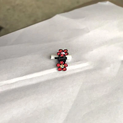 Rhinestone Hair Comb Flower Leaf Crystal Bridal Hair Jewelry Wedding Accessories - Image 1 of 4