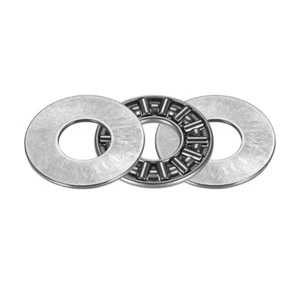 AXK1024+2AS Rodamientos de agujas con 2 arandelas 10x24x4mm GCr15 Pack de 2 - Imagen 1 de 4