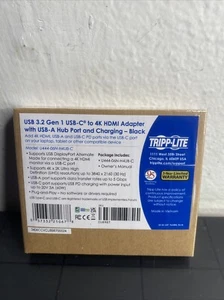 Tripp Lite USB C to HDMI Multiport Adapter w/USB Hub PD Charging - Picture 1 of 2