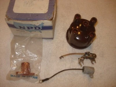 Nuevo condensador de puntos de rotor de tapa de distribuidor 1971-75 Toyota Celica Corona Corolla+ Foto 1 de 2