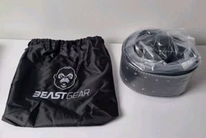 Cinturón de levantamiento de pesas Beast Gear para levantamiento de pesas de cuero de 4" de ancho PowerBelt mediano - Imagen 1 de 5