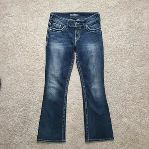 Silberne Jeans Suki Damen Größe 27x32 Bootcut - Bild 1 von 12